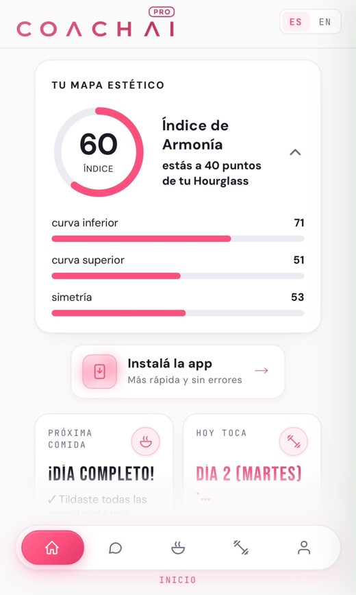 Pantalla Mapa Estético con Índice de Armonía